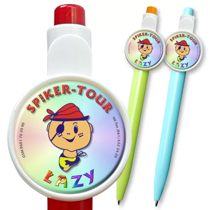 przypinka długopis Spiker-Tour Łazy