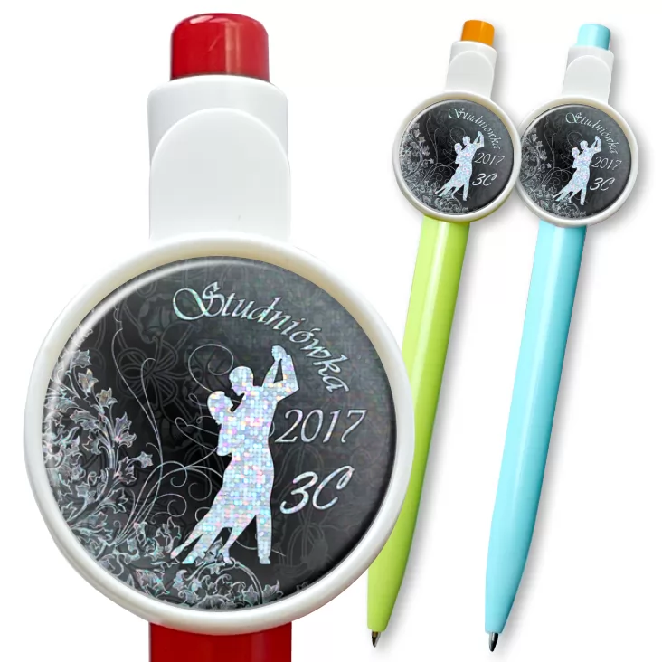 przypinka długopis Studniówka - 3C