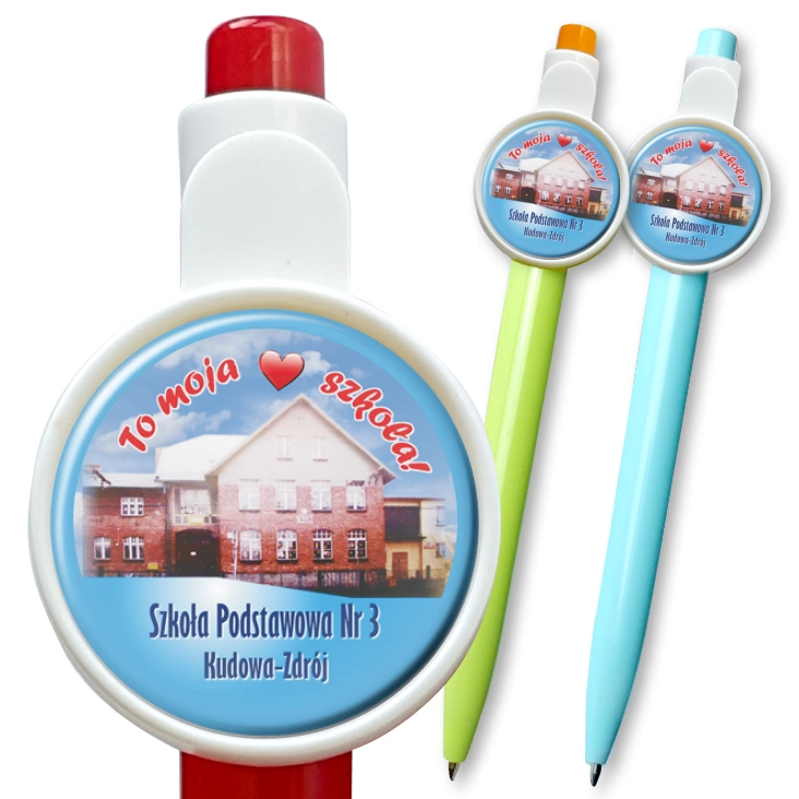 przypinka długopis Szkoła Podstawowa - Kudowa Zdrój