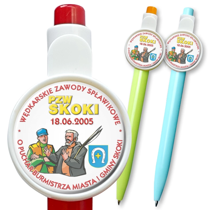 przypinka długopis Wędkarskie Zawody Spławikowe 2005