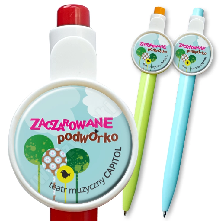 przypinka długopis Zaczarowane Podwórko