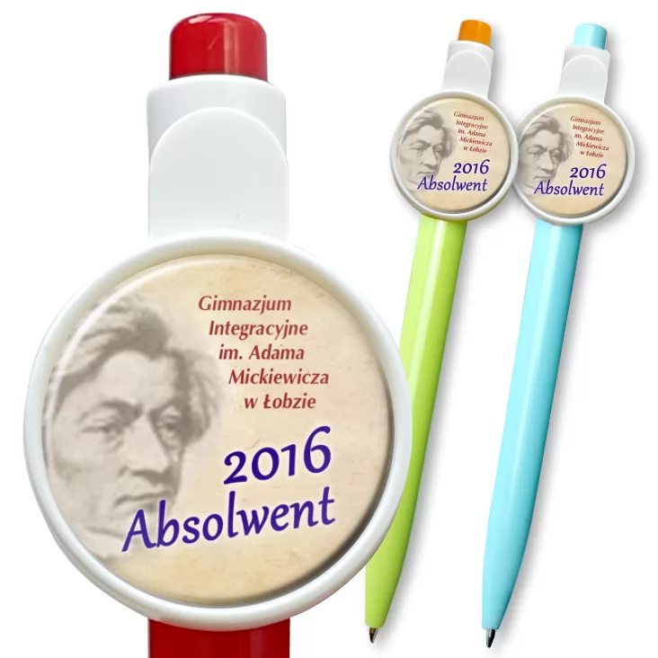 przypinka długopis Absolwent 2016