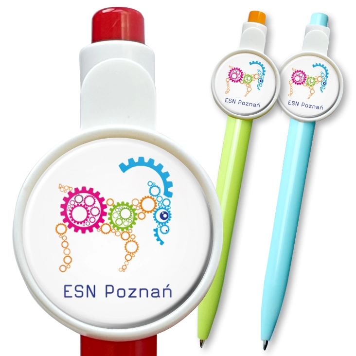 przypinka długopis ESN Poznań - Politechnika Poznańska