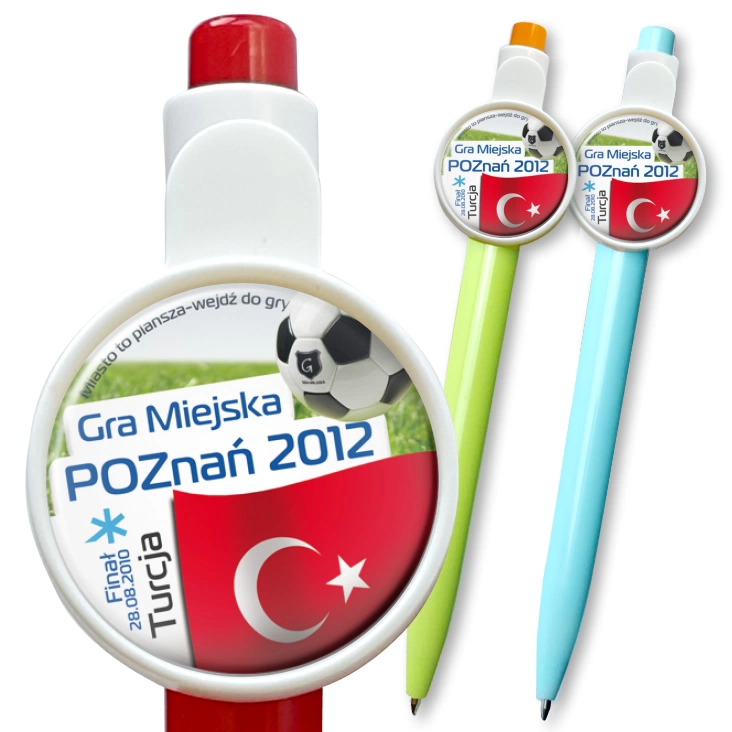 przypinka długopis Gra Miejska - Poznań 2012 - Turcja