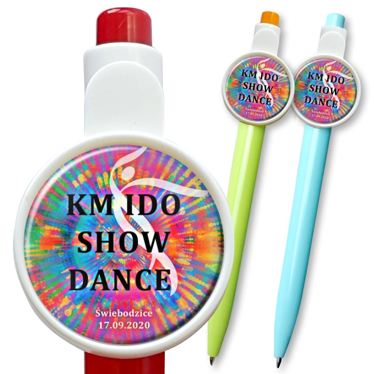 przypinka długopis KM IDO Show Dance