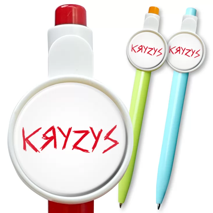 przypinka długopis Kryzys