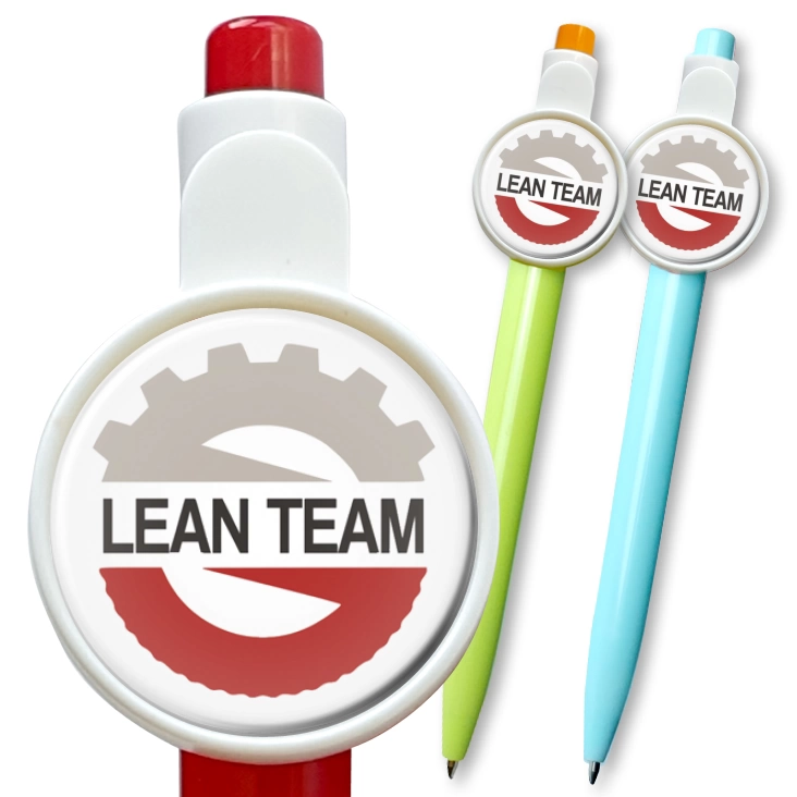 przypinka długopis Lean Team
