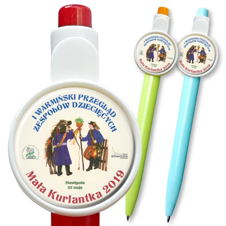 przypinka długopis Mała Kurlantka 2019