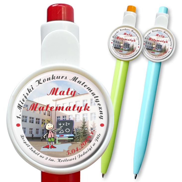 przypinka długopis Mały Matematyk
