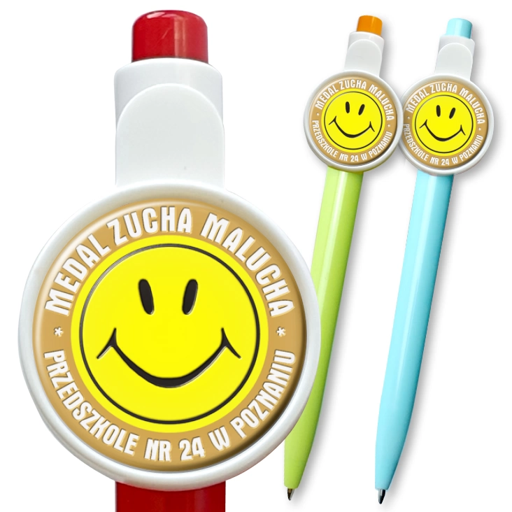 przypinka długopis Medal Zucha Malucha