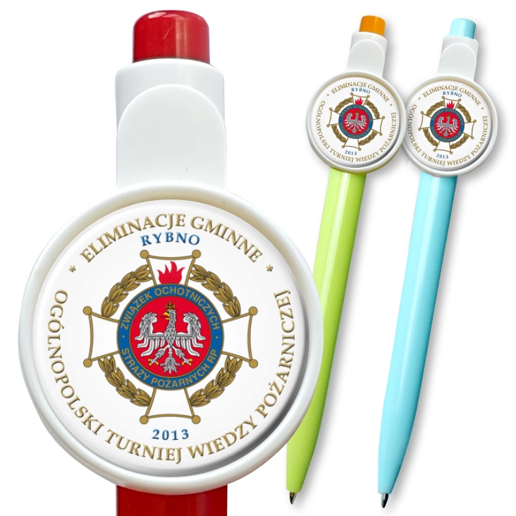 przypinka długopis Ogólnopolski Turniej Wiedzy Pożarniczej 2013