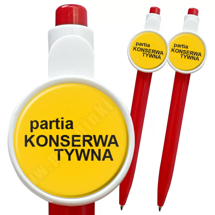 przypinka długopis Partia konserwatywna