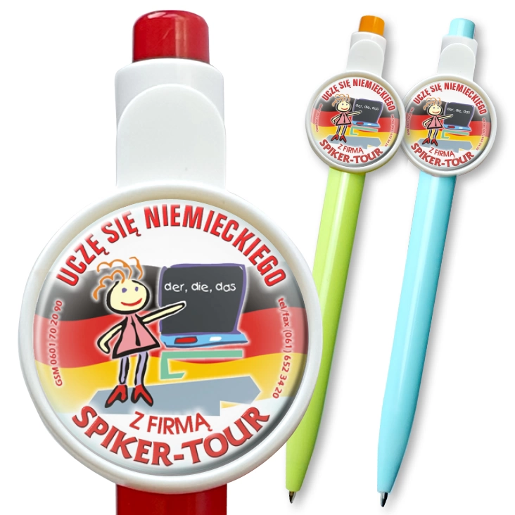 przypinka długopis Spiker-Tour