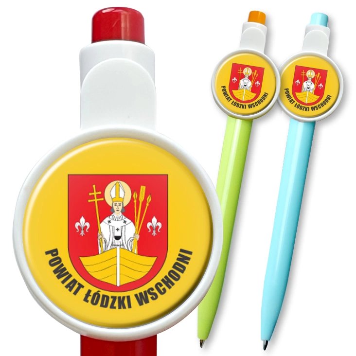 przypinka długopis Starostwo Powiatowe Łódź