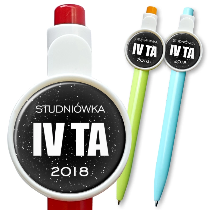 przypinka długopis Studniówka 2018