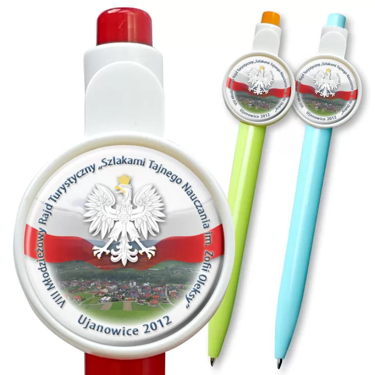 przypinka długopis Szlakami Tajnego Nauczania im. Zofii Oleksy 2012