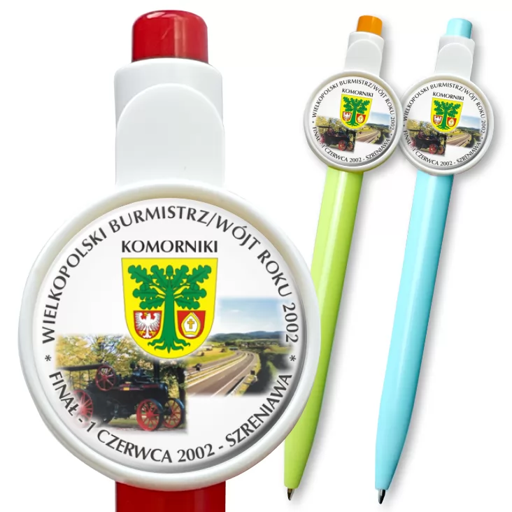przypinka długopis Wielkopolski Burmistrz/Wójt Roku 2002