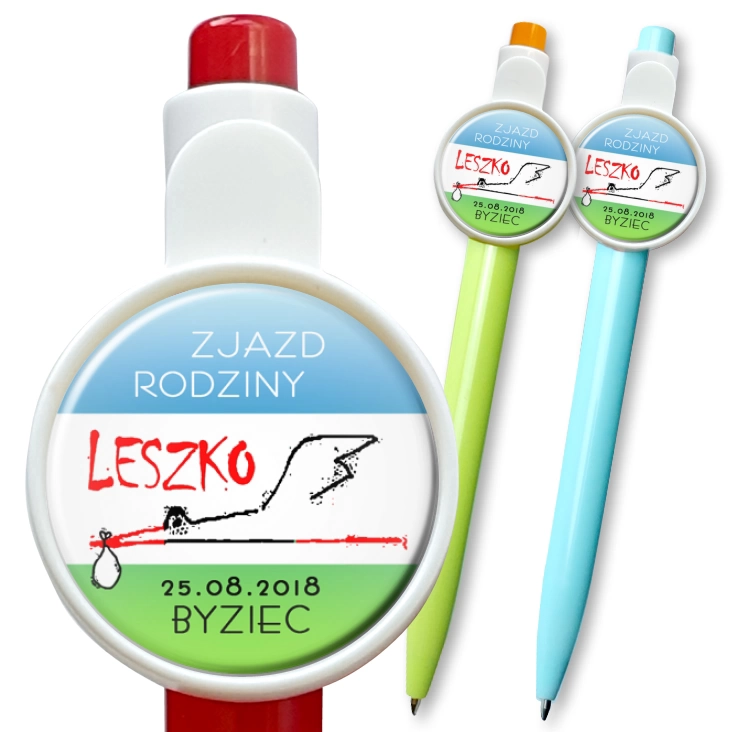 przypinka długopis Zjazd rodziny
