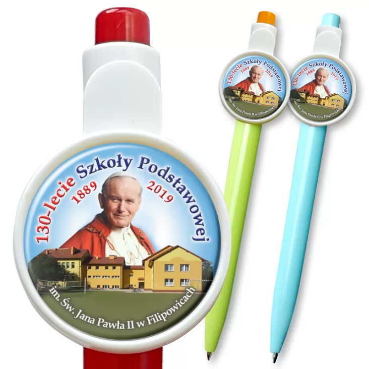 przypinka długopis 130-lecie SP w Filipowicach