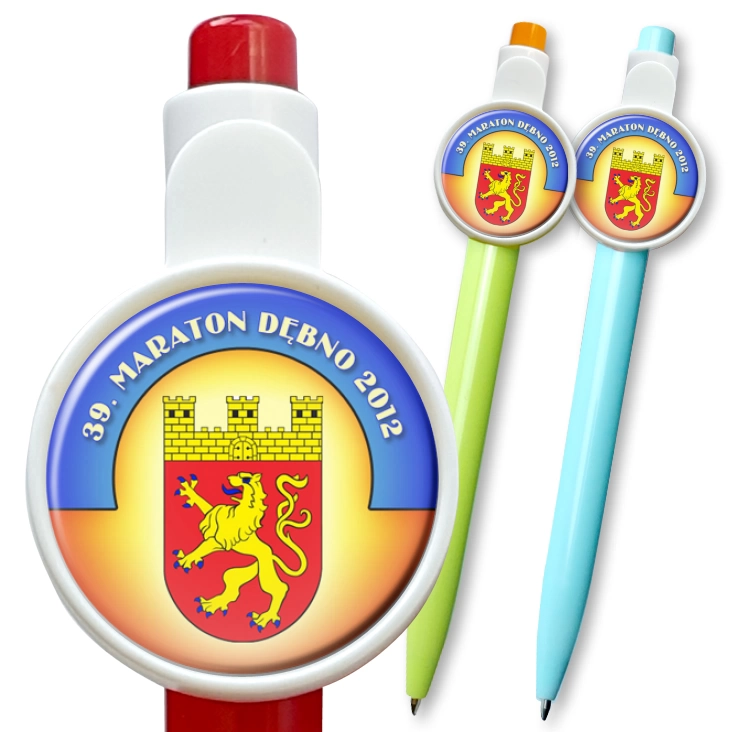 przypinka długopis 39. Maraton Dębno 2012