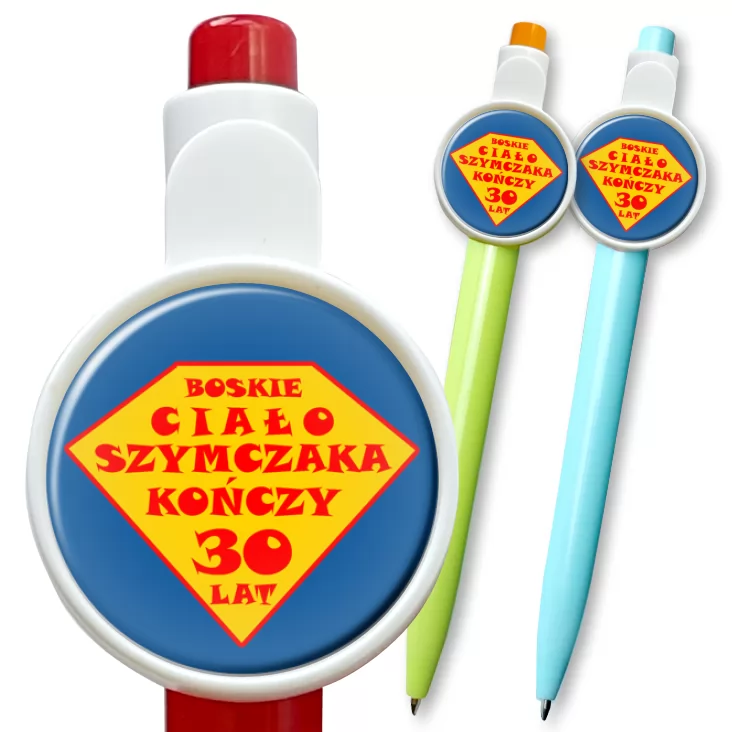 przypinka długopis Boskie ciało...