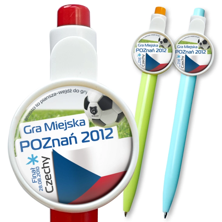 przypinka długopis Gra Miejska - Poznań 2012 - Czechy