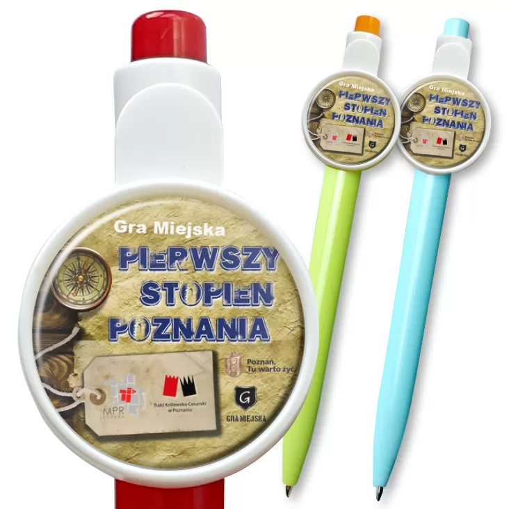przypinka długopis Gra Miejska Poznań