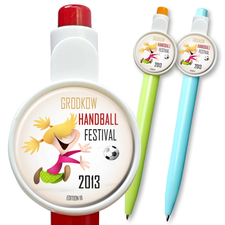 przypinka długopis Handball Festiwal 2013