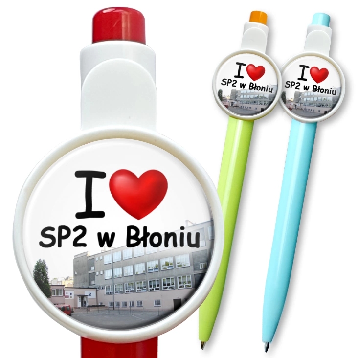 przypinka długopis I love SP2 w Błoniu