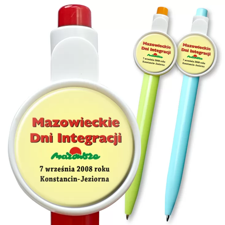 przypinka długopis Mazowieckie Dni Integracji