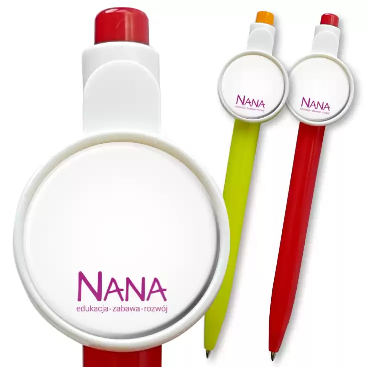przypinka długopis Nana