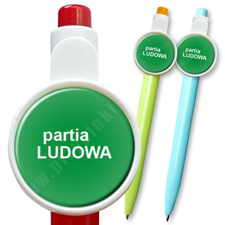 przypinka długopis Partia ludowa