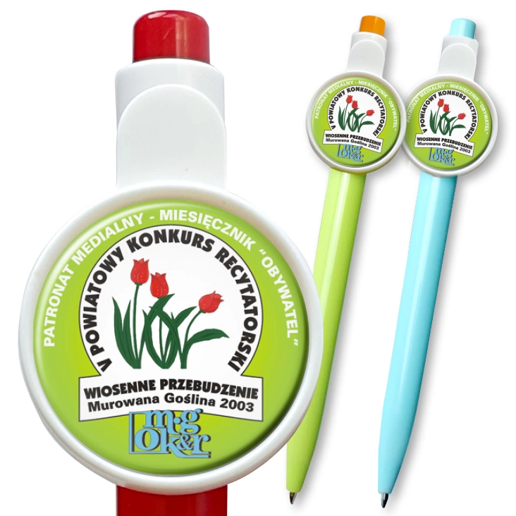 przypinka długopis Powiatowy Konkurs Recytatorski - Wiosenne Przebudzenie2003
