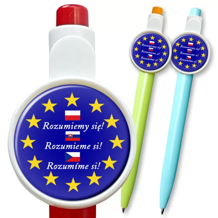 przypinka długopis Rozumiemy się