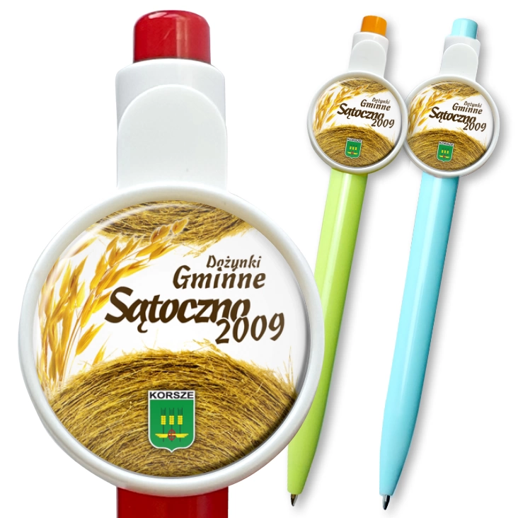 przypinka długopis Sątoczno - Dożynki 2009