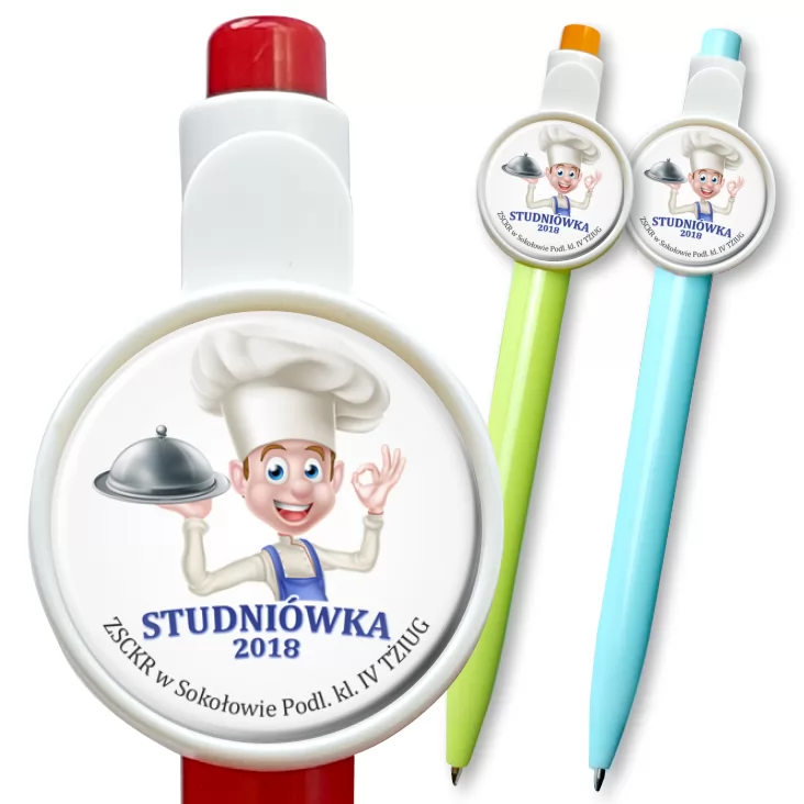 przypinka długopis Studniówka 2018