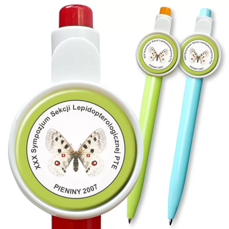 przypinka długopis XXX Sympozjum Sekcji Lepidopterologicznej PTE