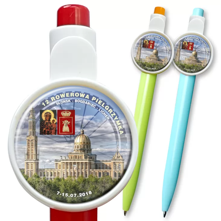 przypinka długopis 12 Rowerowa Pielgrzymka