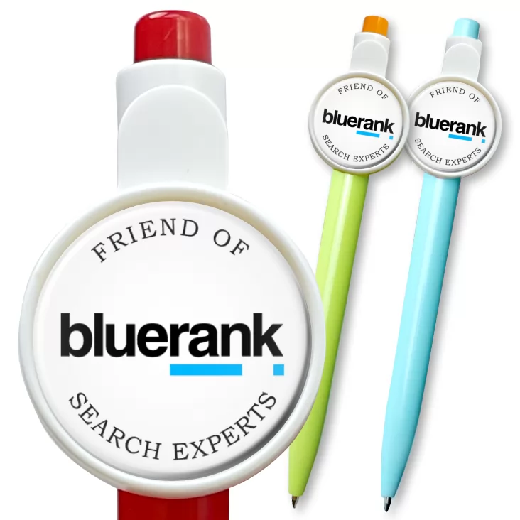 przypinka długopis Bluerank search experts