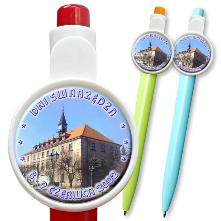 przypinka długopis Dni Swarzędza 2002