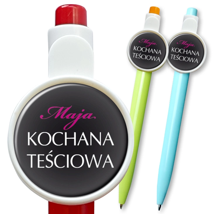 przypinka długopis Kochana teściowa