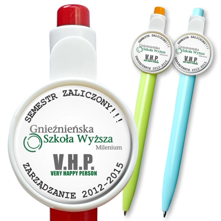 przypinka długopis Milenium - V.H.P.