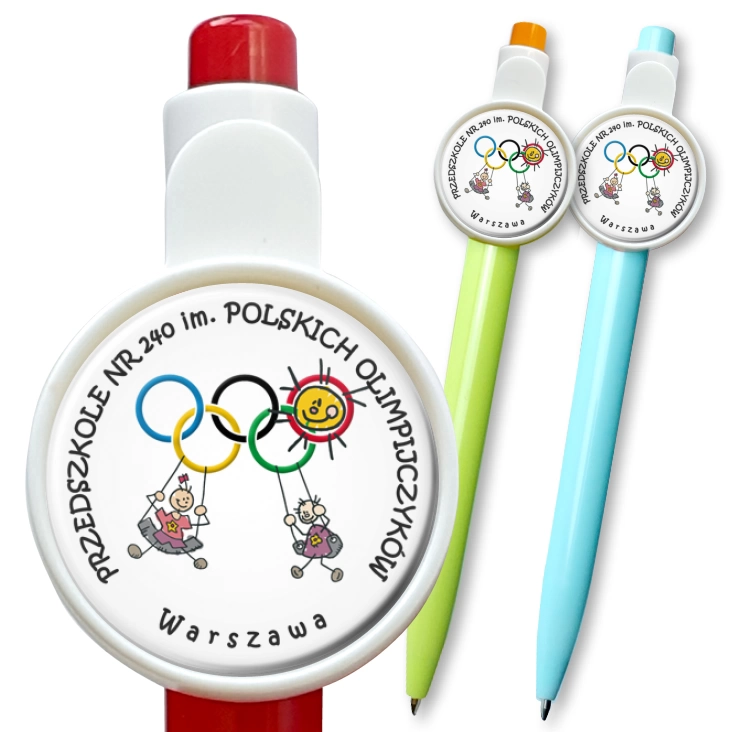 przypinka długopis Przedszkole im. Polskich Olimpijczyków