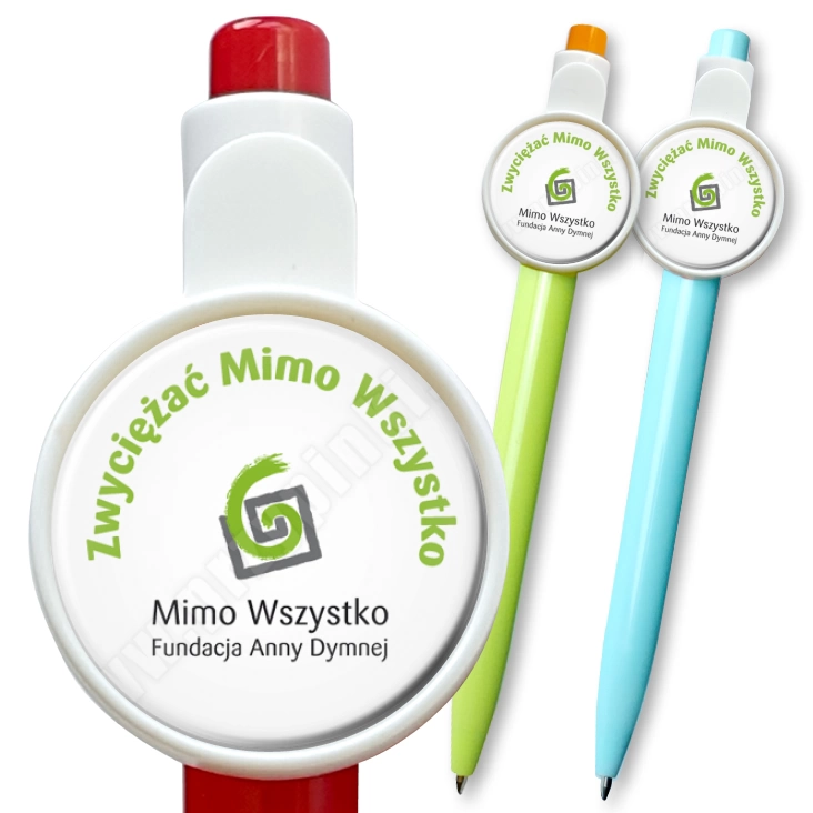 przypinka długopis Zwyciężać Mimo Wszystko
