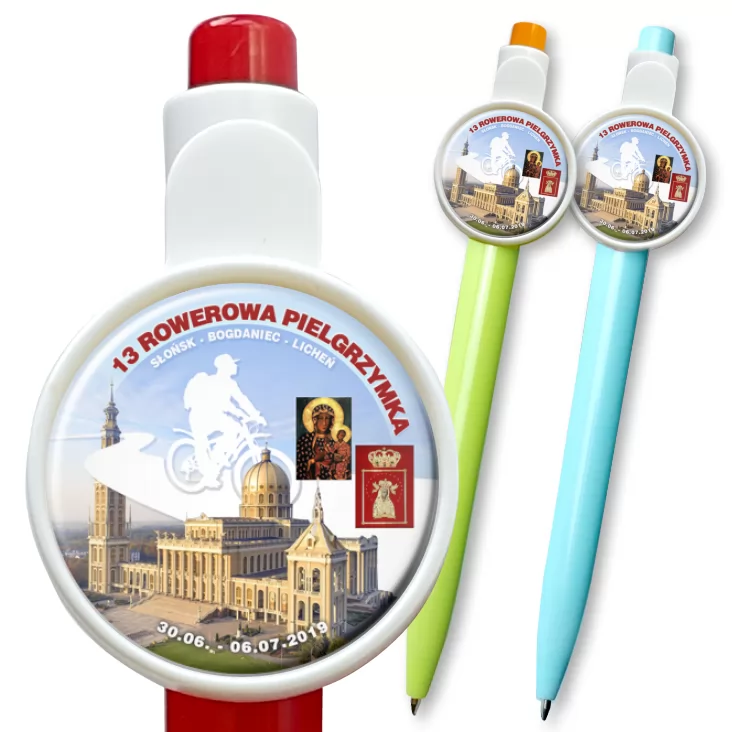 przypinka długopis 13 Rowerowa Pielgrzymka