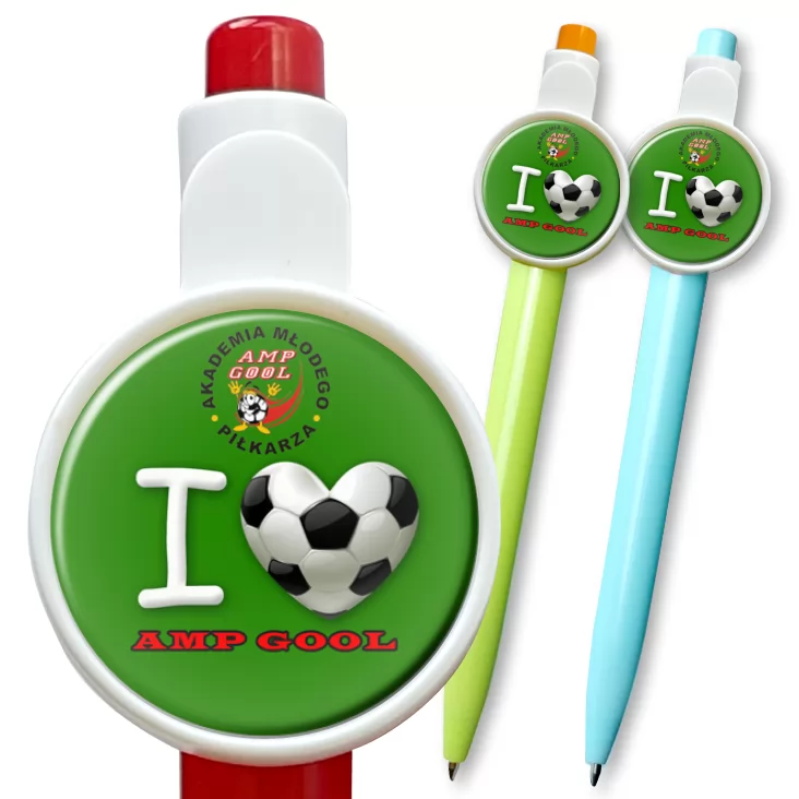 przypinka długopis AMP GOOL