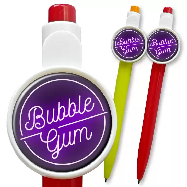 przypinka długopis Bubble Gum