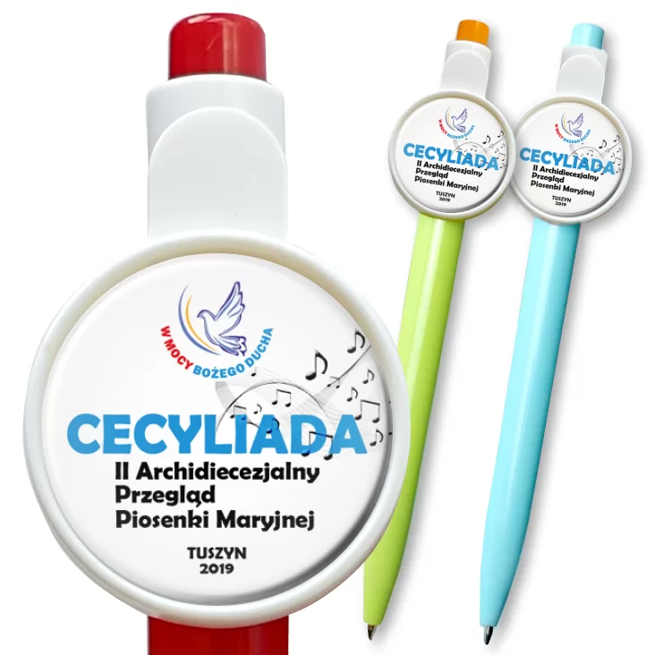 przypinka długopis Cecyliada