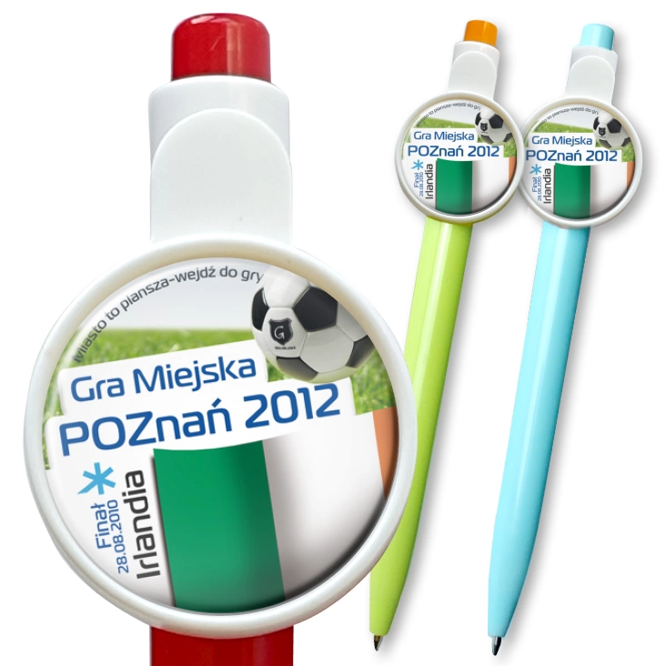 przypinka długopis Gra Miejska - Poznań 2012 - Irlandia