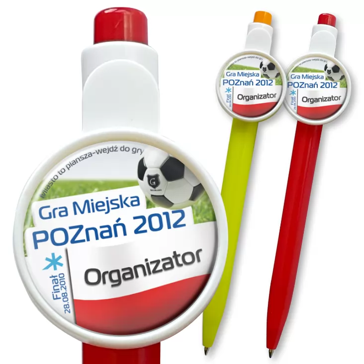 przypinka długopis Gra Miejska - Poznań 2012 - Polska